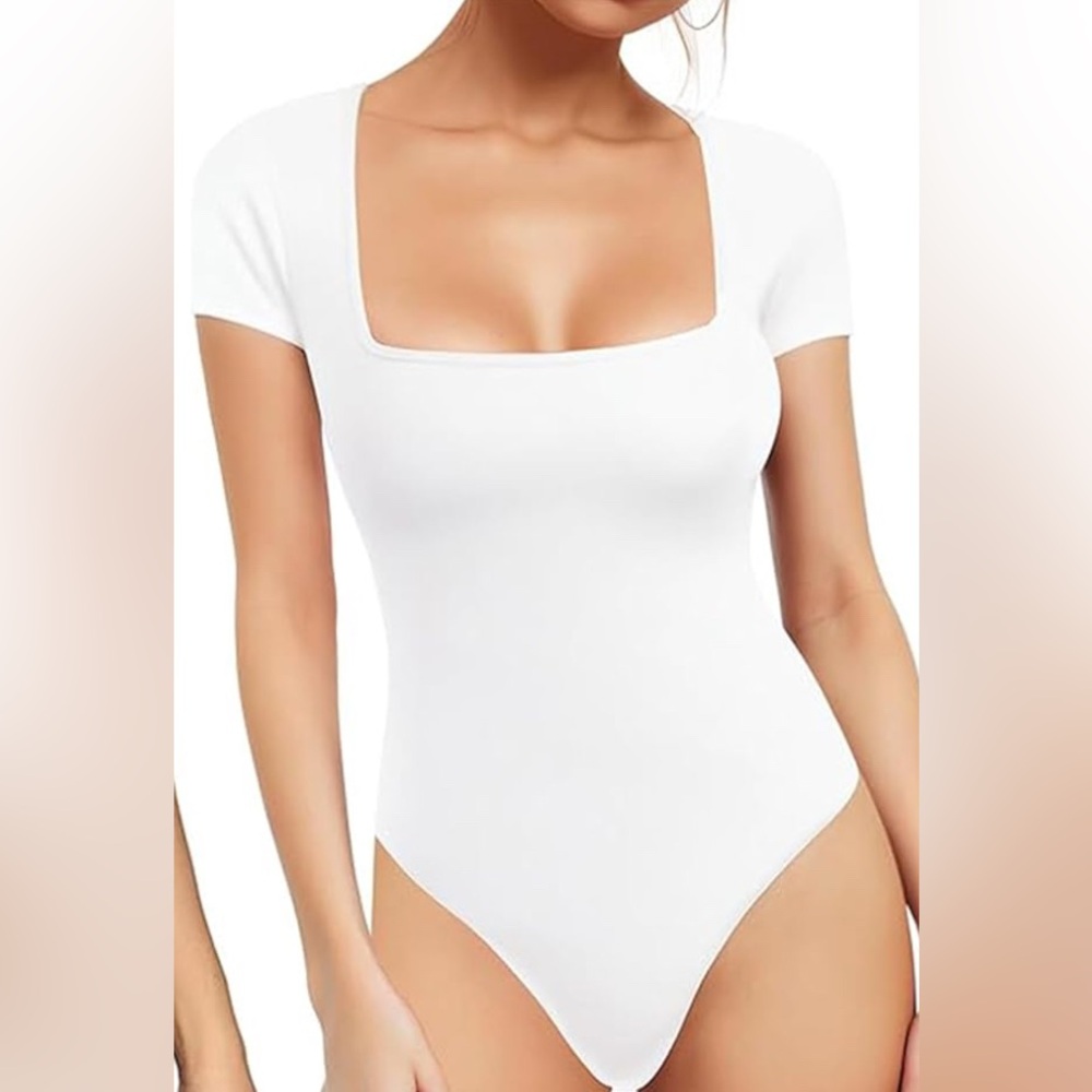 Women's White Bodysuit